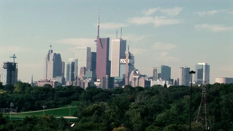Toronto Skyline Stock Footage 93422840