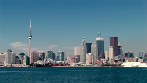 Toronto Skyline Stock Footage 93422886