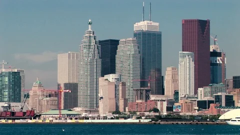 Toronto Skyline Stock Footage 93422906
