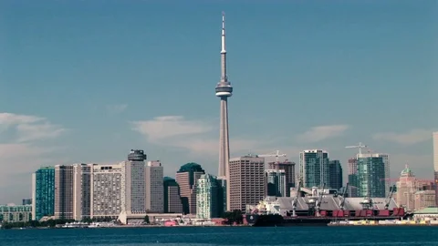 Toronto Skyline Stock Footage 93422923