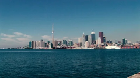 Toronto Skyline Stock Footage 93422937