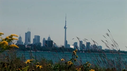 Toronto Skyline Stock Footage 93422991