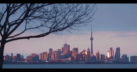 Toronto Skyline shot 스톡 동영상 89778709