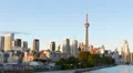 Toronto Skyline Smooth Motion Late Afternoon 4k or 4k+ Resolution