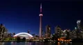 Toronto Skyline Smooth Motion Night 3 4k or 4k+ Resolution