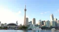 Toronto Skyline Smooth Pan Bright Sun 4k or 4k+ Resolution