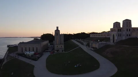 Toronto skyline at sunset Video stock 139485426