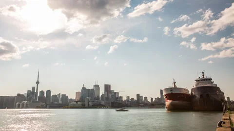 Toronto Skyline Timelapse Vidéo 64602388