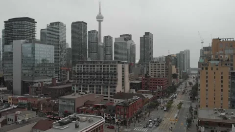 Toronto Skyline view Stock Footage 143168077