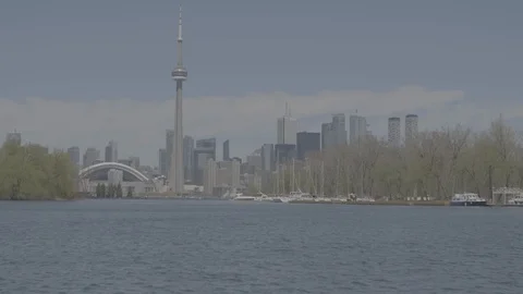 TORONTO SKYLINE Vlog Stock Footage 96886686