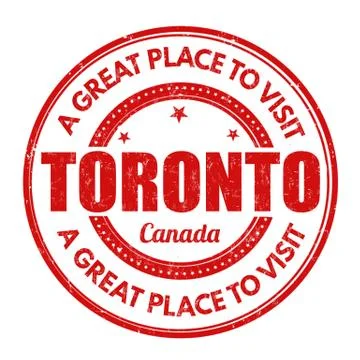 Toronto stamp Stock Illustration