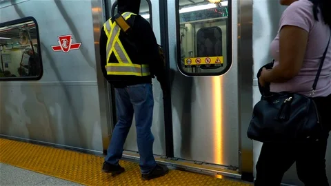 Toronto subway Stock Footage 118813554