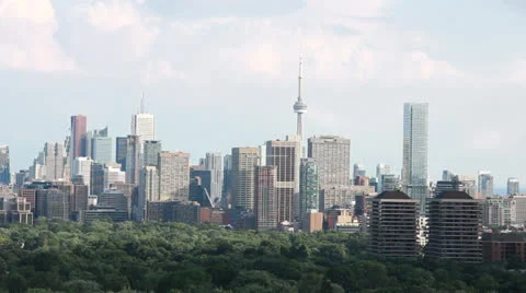Toronto Summer Skyline Video stock 25157419