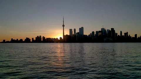 Toronto Sun Burst Stock Footage 91518044