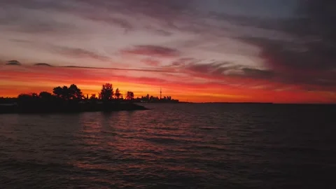 Toronto Sunrise May Stock Footage 172102274