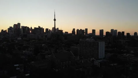 Toronto Sunrise view Stock Footage 143216036