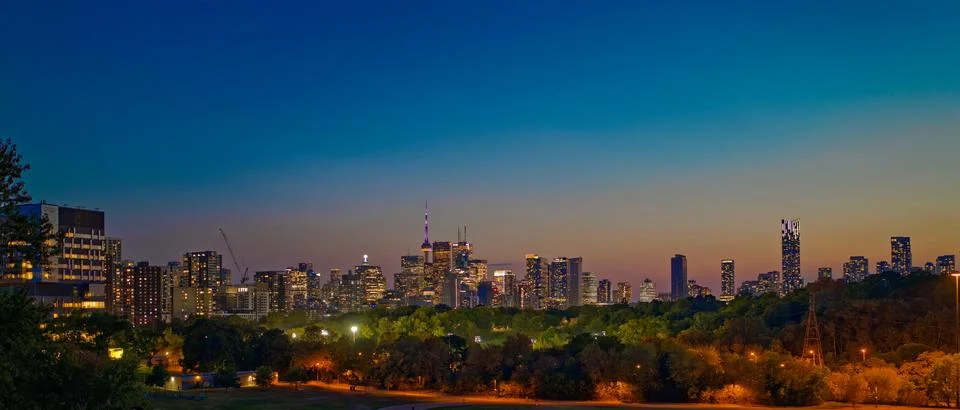Toronto sunset Stock Photos