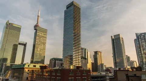 Toronto Sunset Timelapse Vidéo 64601648
