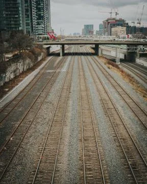 Toronto Train Rail Foto stock