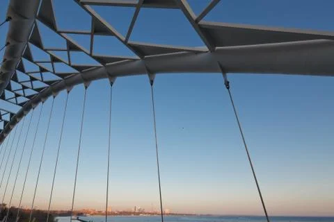 Toronto view from humber bridge Stock Photos