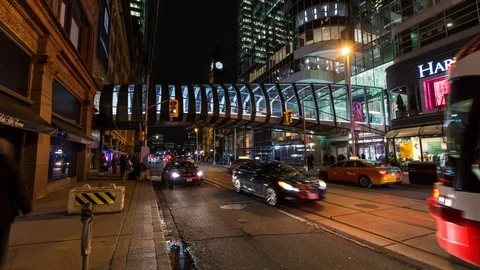Toronto Walkway TImelapse Vidéo 130086103
