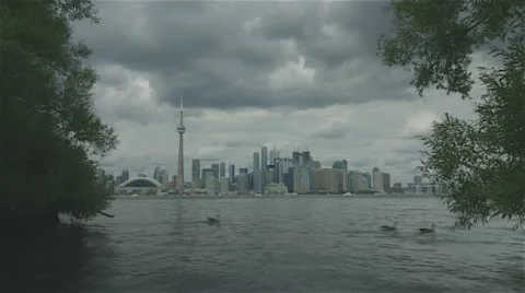 Toronto Waterfront Timelapse Stock Footage 66746241
