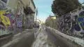 Toronto Winter Alley Graffiti 6 HD Footage