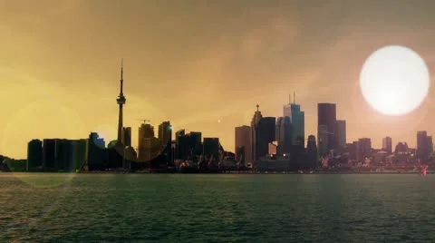 Toroonto Sunrise02 Stock Footage 9046062