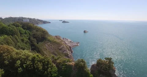 Torquay Coastline Stock Footage 135757918