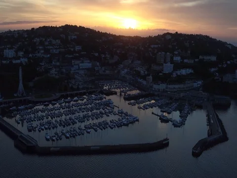 Torquay Harbour Devon Stock Footage 77728698