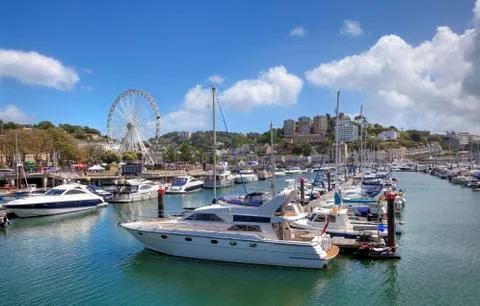 Torquay harbour, devon Foto stock