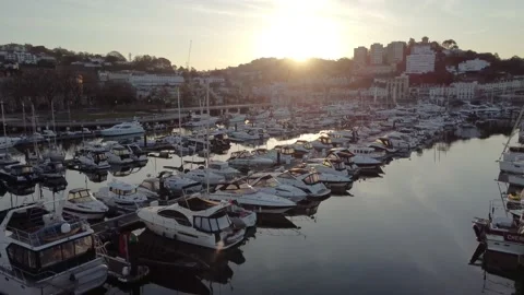 Torquay Harbour Video stock 152817302