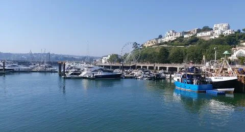 Torquay harbour Stock Photos