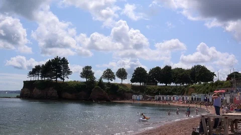 Torquay harbour seaside resort in Devon south England UK 4K Vídeo Stock 114659204