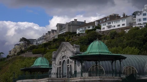 Torquay harbour seaside resort in Devon south England UK 4K 스톡 동영상 114659907