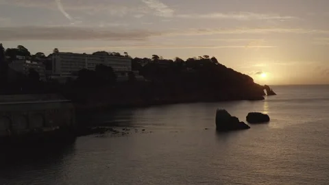 Torquay harbour seaside resort in Devon south England UK 4K Video stock 292778555