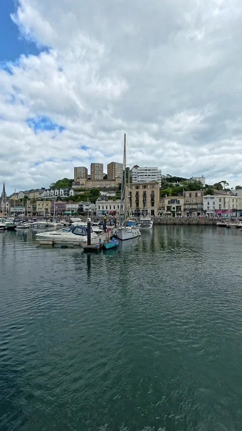 Torquay marina on the Devon Coast Stock-Footage 281101052