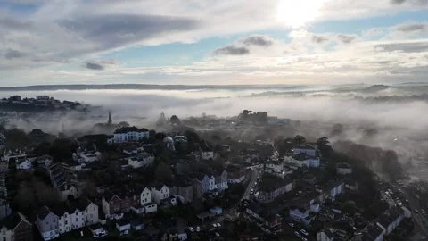 Torquay Weather right to left Stock Footage 327146097