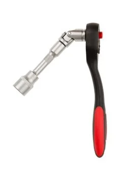 Torque wrench and socket Stock Photos