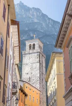 Torre Apponale in Riva Stock Photos