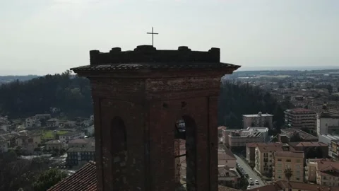 Torre chiesa gira Video stock 150159662