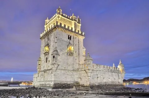 Torre de belém (belém tower) of lisbon, portugal 写真素材