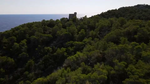 Torre de Campanitx (Torre d'en Valls) in Ibiza, Spain Stock Footage 225890002