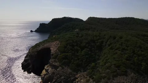 Torre de Campanitx (Torre d'en Valls) in Ibiza, Spain Stock Footage 225890101
