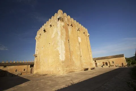 Torre de Canyamel, ao 1237. Capdepera.Mallorca.Islas Baleares. Espaa. Foto stock