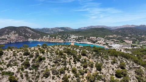 Torre de Cap Andritxol Stock Footage 343573652