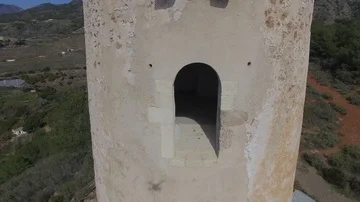  Torre de maro Nerja_Footagedrone Video stock 85709717