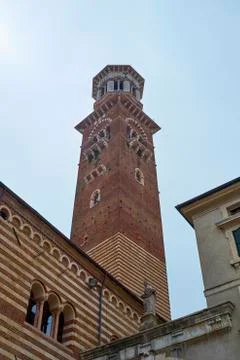 Torre dei Lamberti Stock Photos