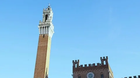 Torre del Mangia in 4k Stock Footage 101542448