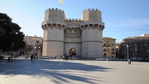 Torre dels Serrans tl 1 definitivo Video stock 120937356